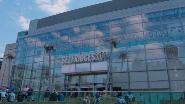 Selfridges Grand Magasin Manchester Manchester Royaume Uni Août 2022 — Video