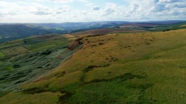 Peak District National Park - aerial view - drone photography