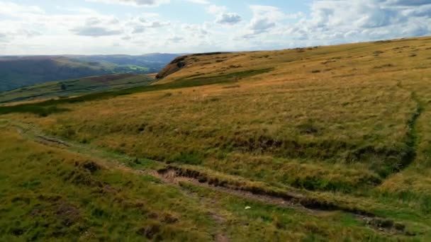 Peak District National Park Aerial View Drone Photography — 비디오