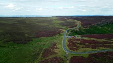 Peak District National Park - aerial view - drone photography