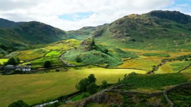 Wonderful Lake District National Park from above - drone photography