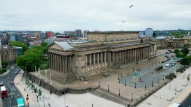 Liverpool 'daki Aziz George Malikanesi - hava manzaralı - Liverpool, Birleşmiş KINGDOM - 16 Ağustos 2022