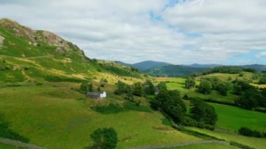 Wonderful Lake District National Park from above - drone photography