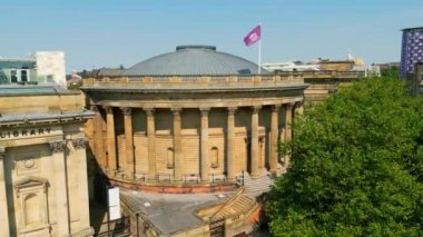 Central Library Liverpool - aerial view - LIVERPOOL, UNITED KINGDOM - AUGUST 16, 2022