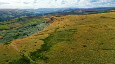 Peak District National Park - aerial view - drone photography