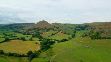 Peak District National Park - aerial view - drone photography