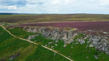 Peak District National Park - aerial view - drone photography