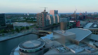 The Lowry Manchester at Salford Quays Media City UK - MANCHESTER, UNITED KINGDOM - AUGUST 15, 2022