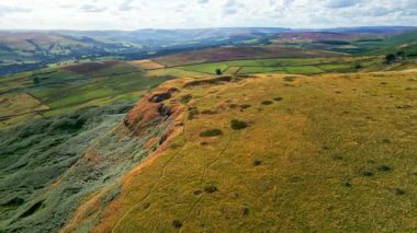 Peak District National Park - aerial view - drone photography