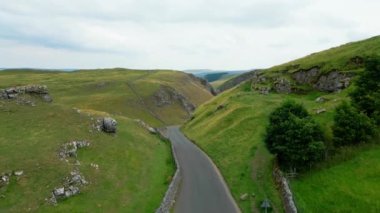 Peak District National Park - aerial view - drone photography
