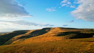Amazing landscape at Snake Pass in the Peak District National Park - drone photography