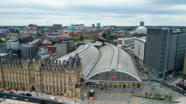 Liverpool Lime Street Station - the main train station from above - LIVERPOOL, UNITED KINGDOM - AUGUST 16, 2022