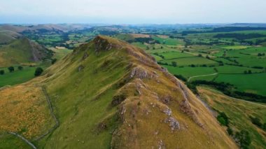 Chrome Hill ve Parkhouse Hill, Peak District Ulusal Parkı - İHA fotoğrafçılığı
