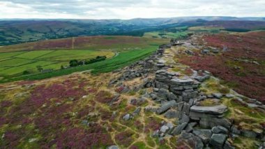 Peak District National Park - aerial view - drone photography