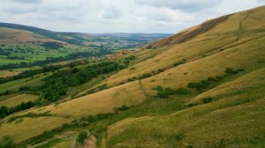 Peak District National Park - aerial view - drone photography