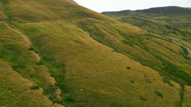 Peak District National Park Aerial View Drone Photography — Vídeos de Stock