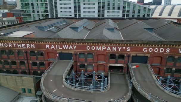 Manchester Daki Kuzey Demiryolları Şirketi Malzeme Deposu Manşetçi Birleşik Kingdom — Stok video