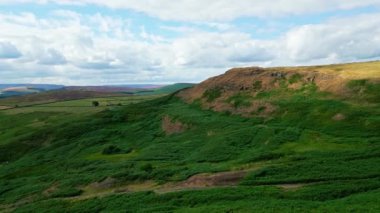 Peak District National Park - aerial view - drone photography