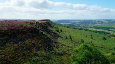 Peak District National Park - aerial view - drone photography