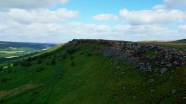 Peak District National Park - aerial view - drone photography