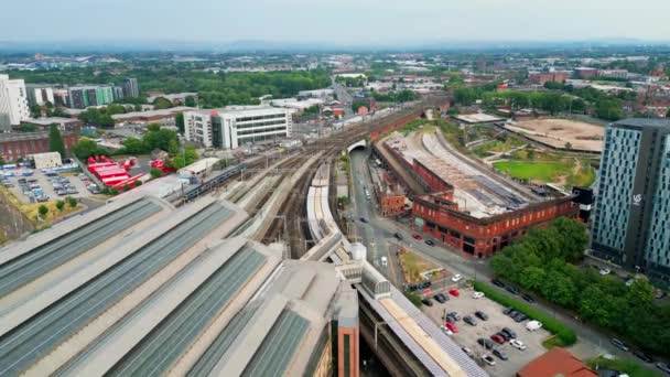 Manchester Piccadilly Train Station Manchester United Kingdom August 2022 — Video Stock