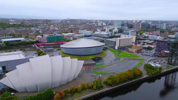 Sse Scottish Exhibition Conference Center Glasgow Glasgow Spojené Království Října — Stock video