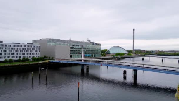 Bbc Skoçya Stüdyoları Glasgow Karargahı Glasgow United Kingdom Ekim 2022 — Stok video