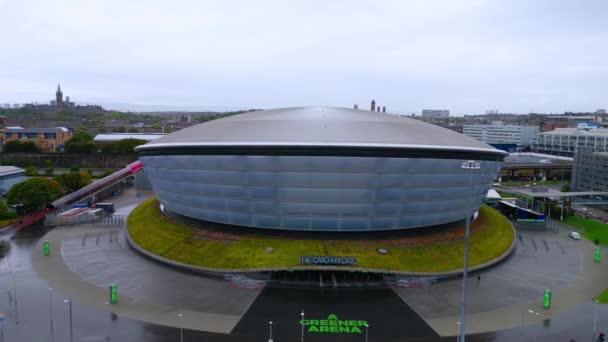 Ovo Hydro Sse Scottish Exhibition Conference Center Glasgow Glasgow Spojené — Stock video