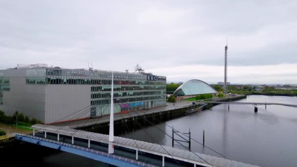Bbc Scotland Studios Sede Glasgow Glasgow Reino Unido Octubre 2022 — Vídeo de stock