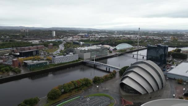 Clyde Auditorium Skotském Výstavním Konferenčním Centru Sse Glasgow Glasgow Spojené — Stock video