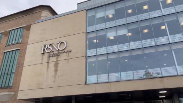 Rsnoスコットランド国立管弦楽団 Glasgow イギリス 10月4日 2022年 — ストック動画