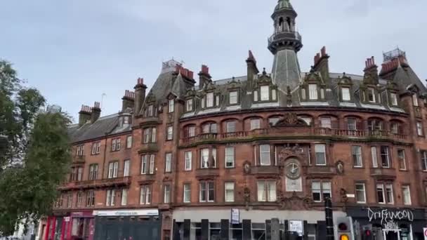 Charing Cross Mansion Glasgow Glasgow Spojené Království Října 2022 — Stock video