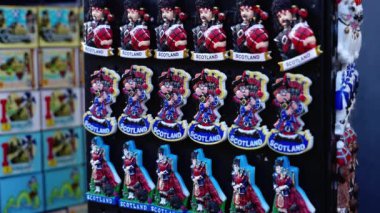 İskoçya 'dan mıknatıslar ve hatıralar - EDINBURGH, BİRLİK KINGDOM - 4 Ekim 2022