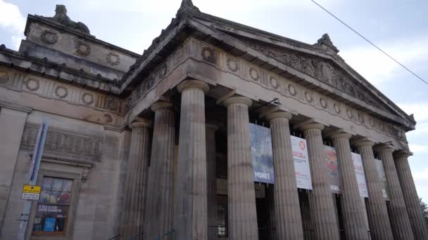 Schottische Nationalgalerie Edinburgh Vereinigtes Königreich Oktober 2022 — Stockvideo