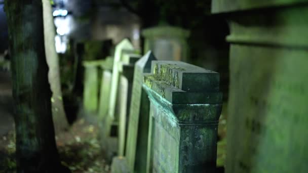 Edinburgh Daki Aziz Cuthberts Antik Mezarlığı Edinburgh Birleşik Kingdom Ekim — Stok video