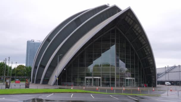 Schottisches Ausstellungs Und Konferenzzentrum Glasgow Glasgow Vereinigtes Königreich Oktober 2022 — Stockvideo
