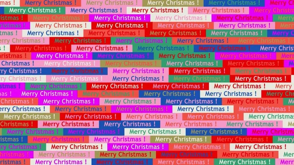Merry Christmas seamless pattern background. loop animation. backdrop of small, multicolored icons with Merry Christmas inscription. Seamless loop video animation. High quality photo