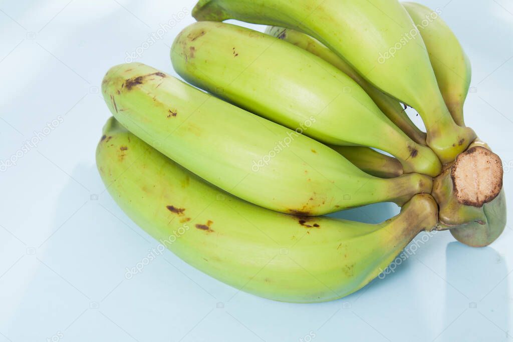 Organic Green Male Banana - Musa Balbisiana Fruit
