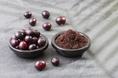 Euterpe Oleracea - Amazon Meyvesi 'nden Böğürtlen ve Acai Tozu