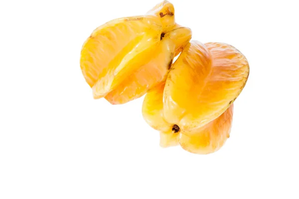 Averroha Carambolo Star Fruits Carambola Photo White Background — ストック写真