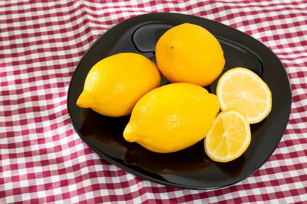 Zralé Čerstvé Ovoce Žlutý Citron Citrus Meyeri — Stock fotografie