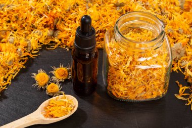 Calendula Officinalis - Calendula Petrol Koyu Kozmetik Düşüren