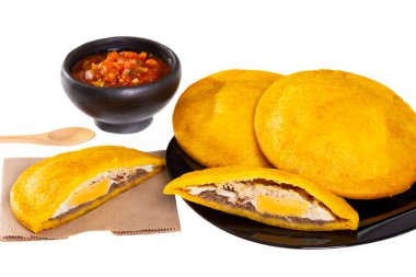 Yağda Egg Arepa - Kolombiya Karayip Bölgesinin Tipik Yemeği