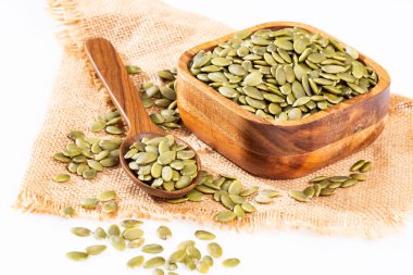 Lezzetli Çiğ Organik Kabak Tohumları Kabuksuz