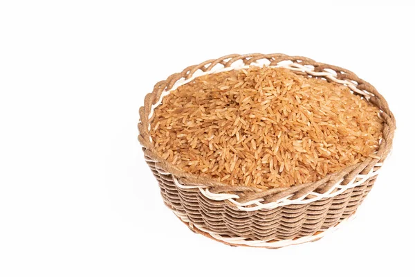 Raw Rice Rice Ready Prepare Coconut Rice — Foto de Stock