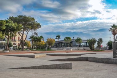 Pontian Hellenism anıtı. Yunanistan 'ın Pire kentindeki Alexandras Meydanı