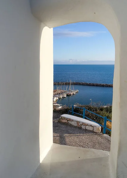 Красивый Вид Гавань Порту Рафина Греция — стоковое фото