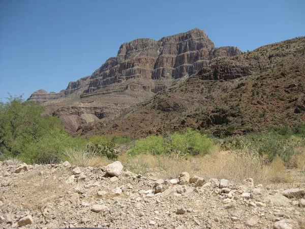 Vue Diamond Creek Road Peach Springs Canyon Arizona Route Aventureuse — Photo