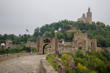 Bulgaristan 'daki eski Bizans kalesi. 