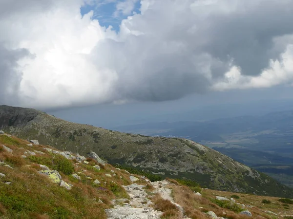 Senderismo Krivan Peak High Tatras Eslovaquia Agosto 2022 — Foto de Stock
